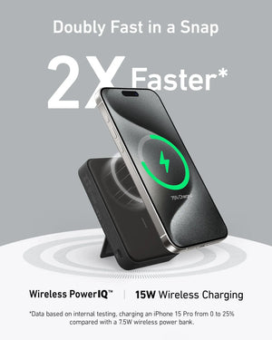 Anker Power Bank MagGo 10000mAh Qi2 Certified 15W