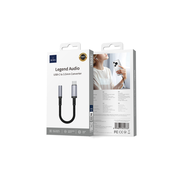 WIWU Legend Audio Convertor To 3.5mm aux