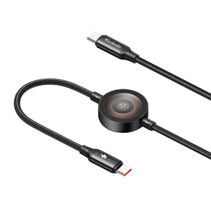 MCDODO CA-2580 60W USB-C to USB-C+ Wireless Charger for Apple Watch Cable 1.5m