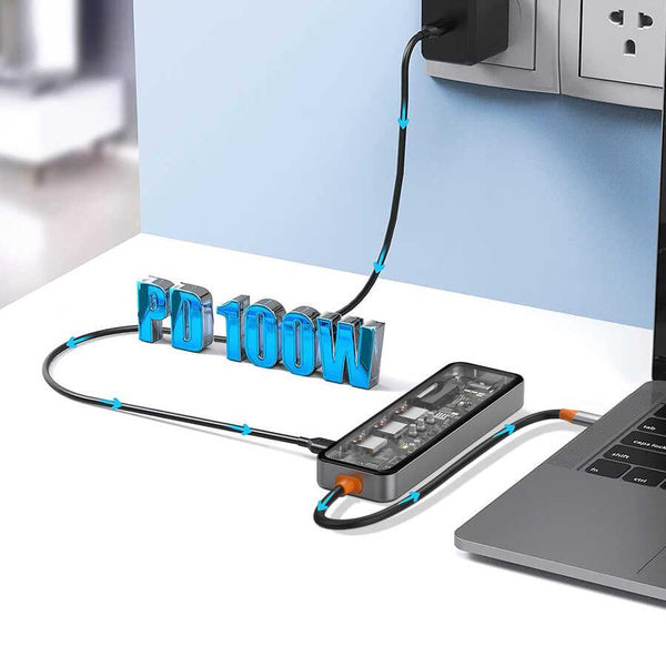 WIWU Cyber 7 in 1 Type-C Hub 100W