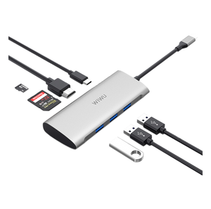 WiWU Alpha 731HP 7 in 1 Multiport Adapter Type-C