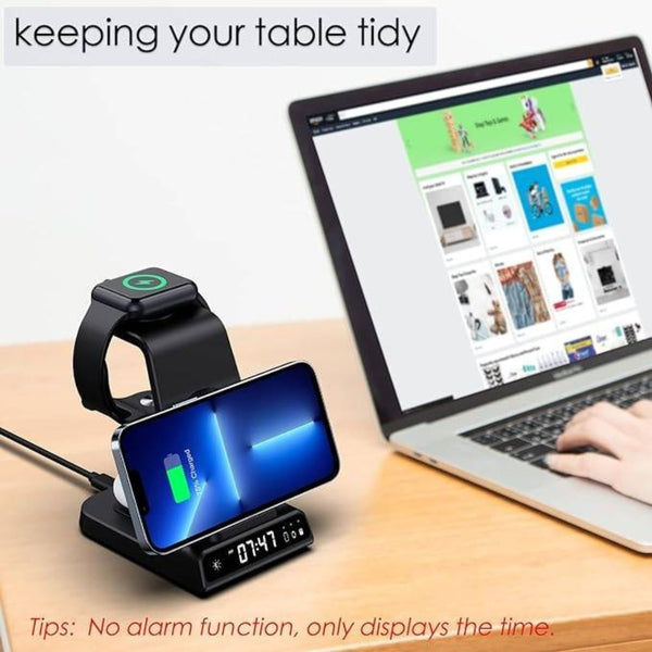 LENYES 3 in 1 WIRELESS CHARGER PW301