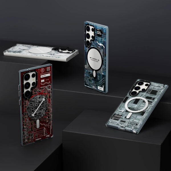 YOUNGKIT Samsung Technology Futuristic Circuit Board Case