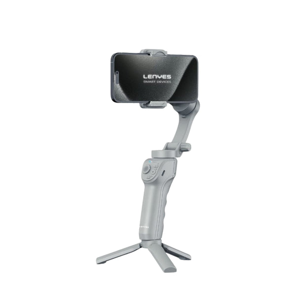 LENYES Portable 3‑Axis Gimbal Stabilizer with AI Tracking LPH105