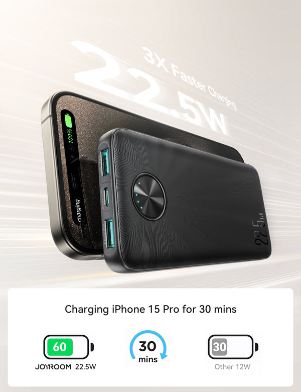 جويروم JR-PBF15 22.5W 10000mAh بنك طاقة