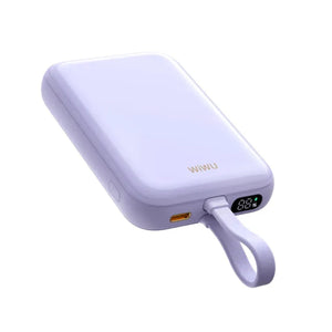 WiWU 10,000mAh Magnetic Wireless Charging Power Bank 20W with Cable Wi-P024