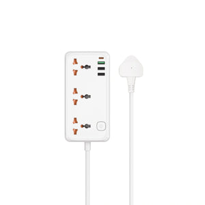 WiWU 30W Multiple Function GaN Power Strip Wi-S005