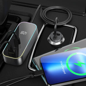 WIWU Multi-Port 120W Fast Car Charger WI-QC014