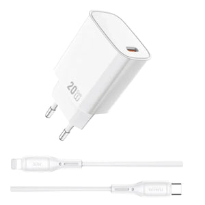 WiWU Essen GaN Fast Charger+Cable Combo (20W) Wi-G007