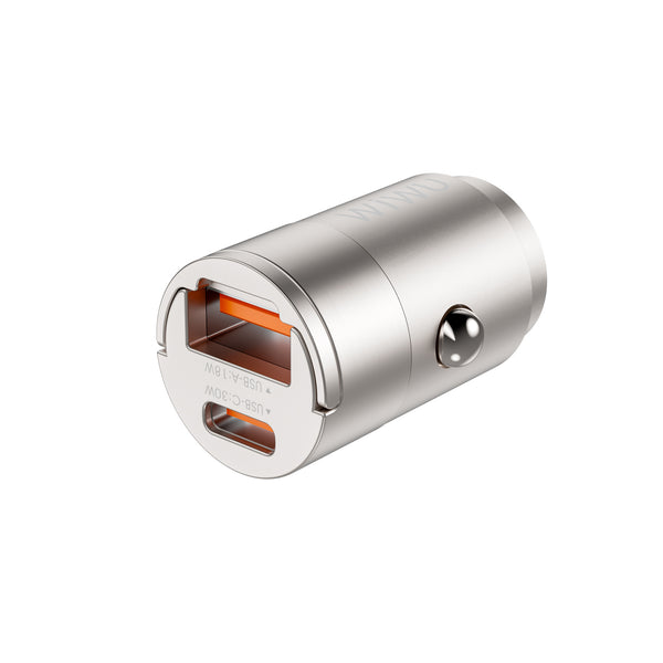 WIWU 30W Nano A+C Fast Car Charger Wi- QC028