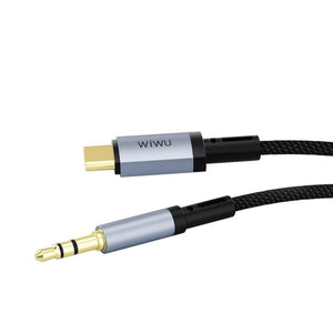 Wiwu Legend Audio Convertor 1.5m USB-C/Lightning to 3.5mm Wi-C048T