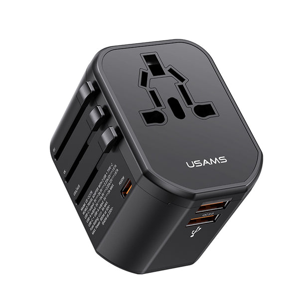USAMS US-CC179 T59 20W Dual USB +Type-C Universal Travel Charger (US/AU/UK/EU)