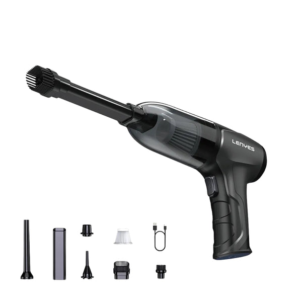 LENYES 4‑in‑1 Cordless Car Vacuum with 5,000 Pa Suction LCV201