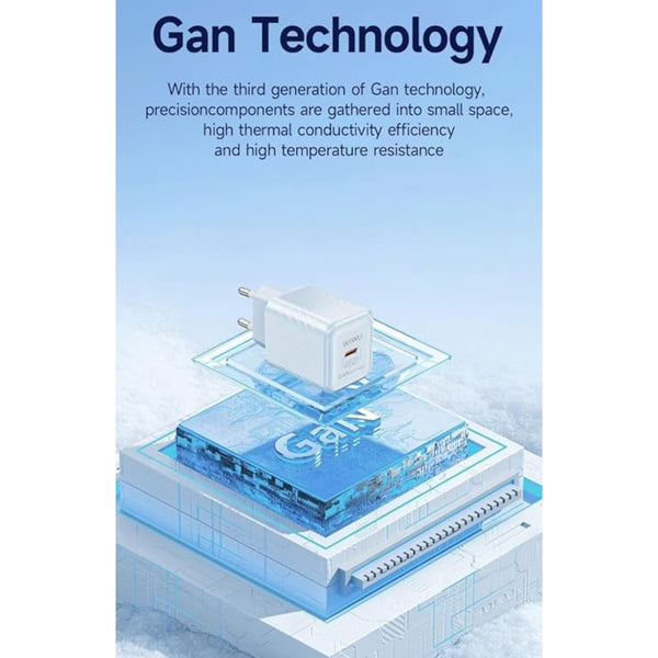 WiWU Jello 33W PD GaN Wall Charger Wi-U014