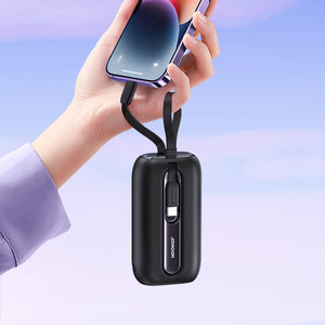 باور بانك ميني JOYROOM JR-L012 22.5W سعة 10000mAh مع كابلين مزدوجين