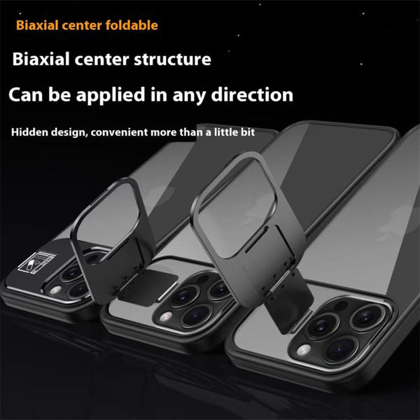 iPhone Colorful Clear Case With MagSafe & Camera lens Stand