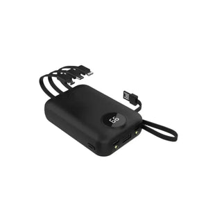 LENYES 10000mAh Power Bank with Built-in Cables PX140