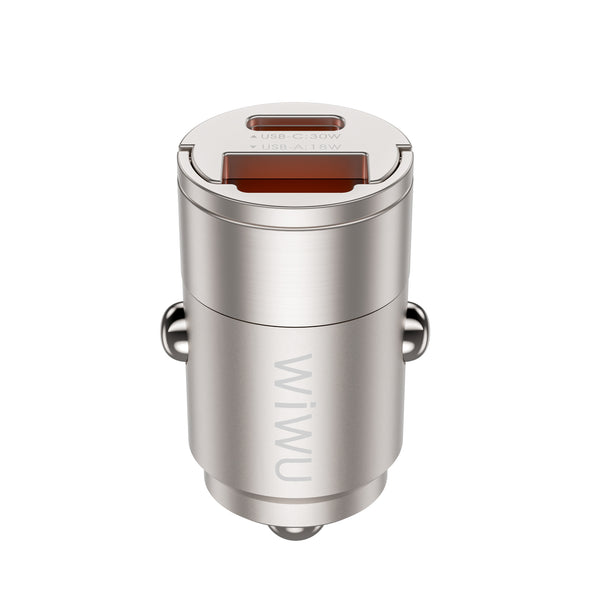 WIWU 30W Nano A+C Fast Car Charger Wi- QC028