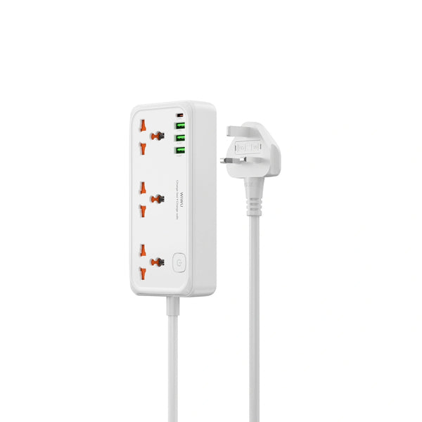 WiWU 30W Multiple Function GaN Power Strip Wi-S005