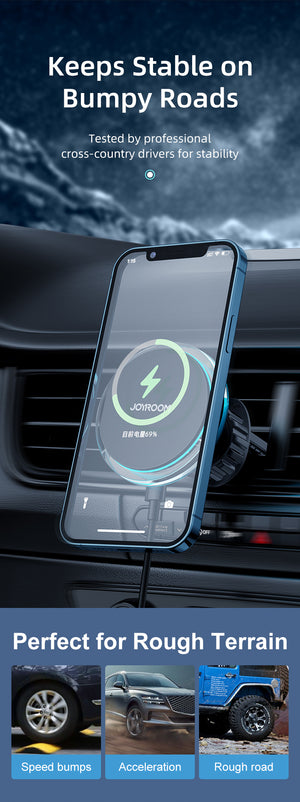 حاملة شحن لاسلكي للسيارة JOYROOM JR-ZS291 Magsafe