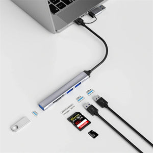ZOLO 5 in 1 USB- C/USB-A HUB Wi-HB003