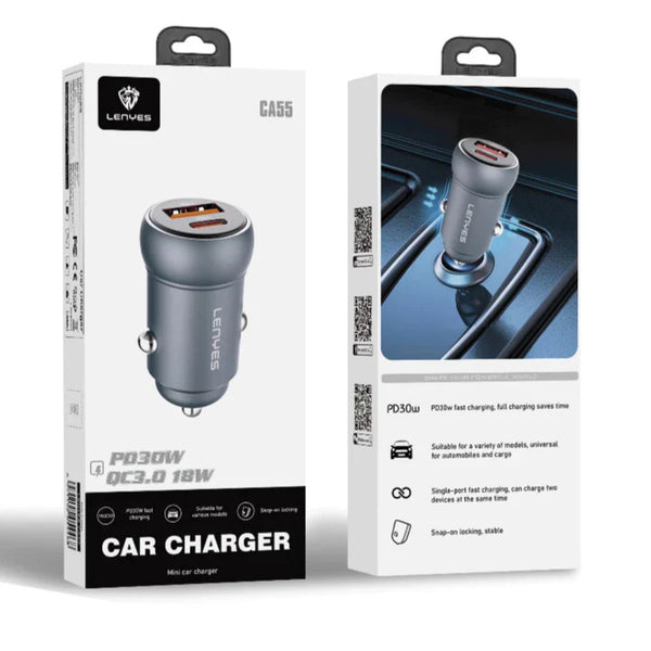 LENYES PD30W Mini Car Charger CA55