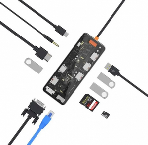 WIWU Cyber 11 in 1 Type-C Hub 100W