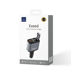 WIWU 117W Exeed A+2C+L Fast Car Charger Wi-QC027