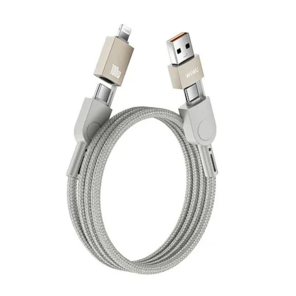 WiWU RAPTOR 100W Charging Cable A+C-C+L (1.2M) Wi-C051
