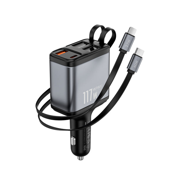 WIWU 117W Exeed A+2C+L Fast Car Charger Wi-QC027