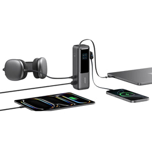 ANKER Power Bank (25K, 165W, Built-In USB-C and Retractable Cable) A1695H11