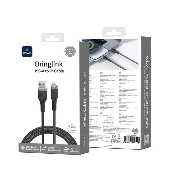 WIWU 12W OringLink Series Lightning Cable Wi-C066 1m