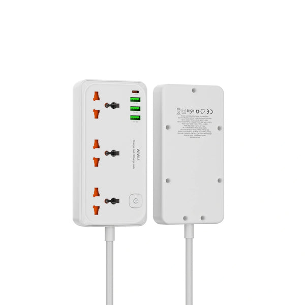 WiWU 30W Multiple Function GaN Power Strip Wi-S005