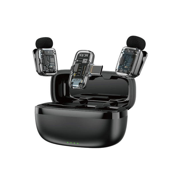 WiWU Dual Wireless Lavalier Microphone WM008