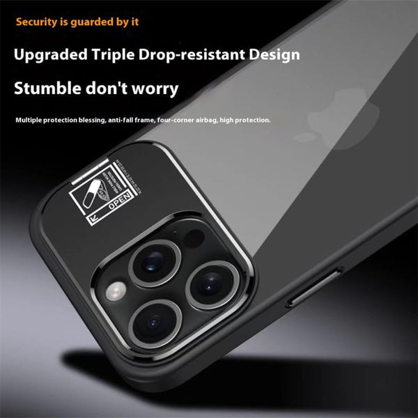 iPhone Colorful Clear Case With MagSafe & Camera lens Stand