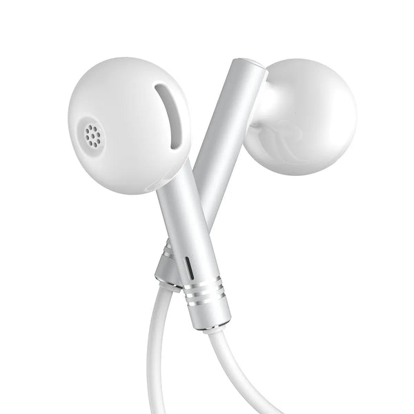 JOYROOM JR-EW06 Wired Series Half In-Ear Metal Wired Earbuds