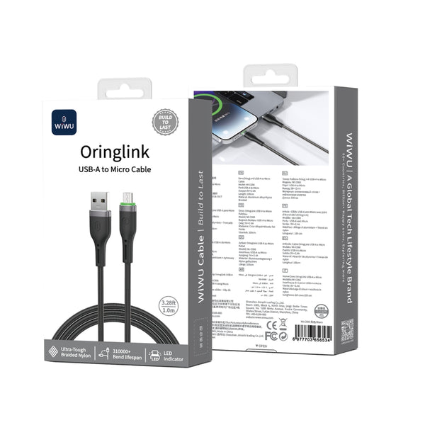 WIWU 12W OringLink Series Micro Cable Wi-C066 1m