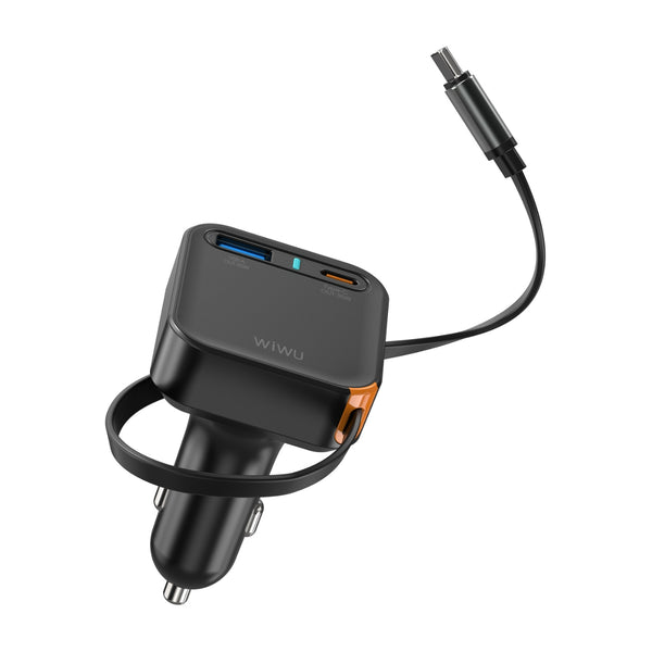 WIWU 65W Helix A+C Fast Car Charger Wi-CC033
