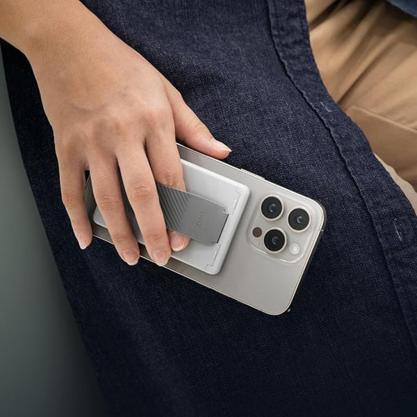 UNIQ Heldro ID Magnetic Wallet With Gripband And Stand