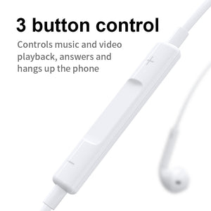 JOYROOM JR-EP3 Lightning Plug&Play Wired Earphone