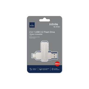 WIWU Infinite 2in1 USB3.2 Flash Drive Fast & Versatile FD003