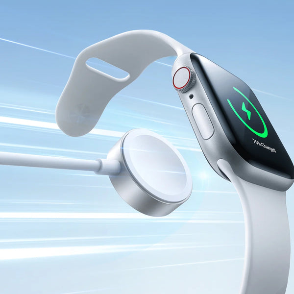 JOYROOM S-IW007 3-in-1 Apple Watch Magnetic Charger with Dual Lightning Cable