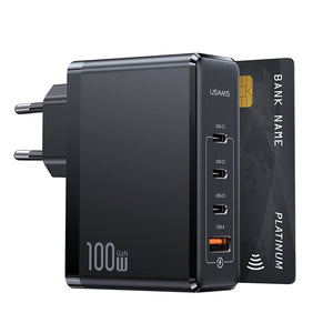 USAMS US-CC163 T50 100W 4 Ports ACCC GaN Fast Charger