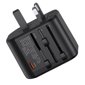 USAMS US-CC179 T59 20W Dual USB +Type-C Universal Travel Charger (US/AU/UK/EU)