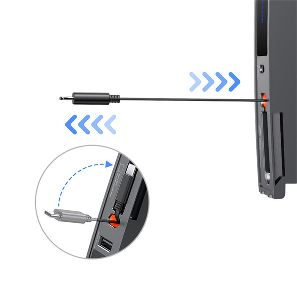 USAMS US-SJ649 60W 4 ports Car Central Control Charging HUB For Tesla 3/YC