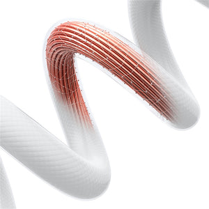 USAMSUS-SJ659 Type-C To Lightning PD Fast Charging Transparent Data Cable With Light--Cloud Series 1.2M