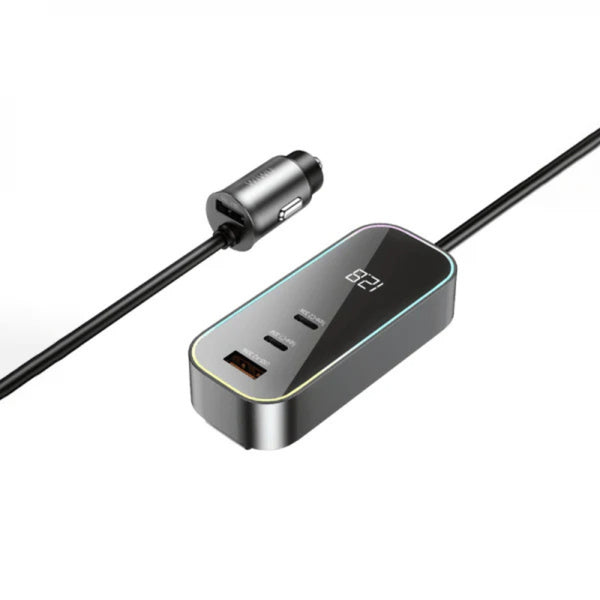 WIWU Multi-Port 120W Fast Car Charger WI-QC014