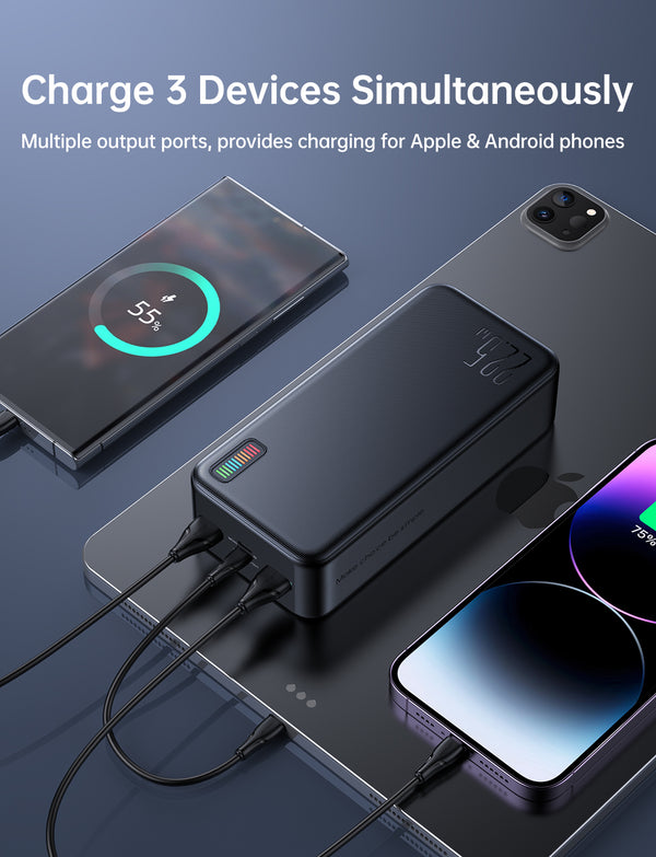 جويروم JR-QP196 22.5W 30000mAh بنك طاقة