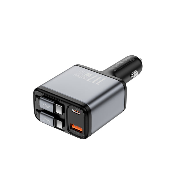 WIWU 117W Exeed A+2C+L Fast Car Charger Wi-QC027