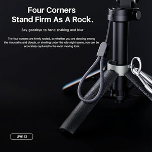 LENYES Bluetooth Selfie Stick with Tripod Stand LPH112